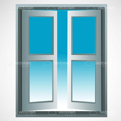 Open Window Vector Icon